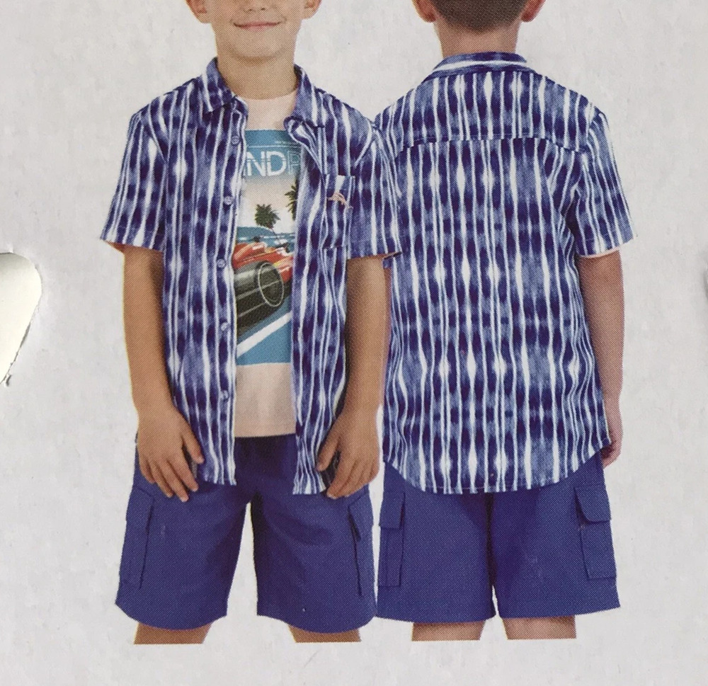 Tommy Bahama boys Shirt blue 5-6 years A008306